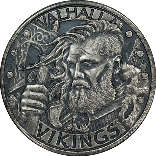 Vikings 1 oz Silver Round