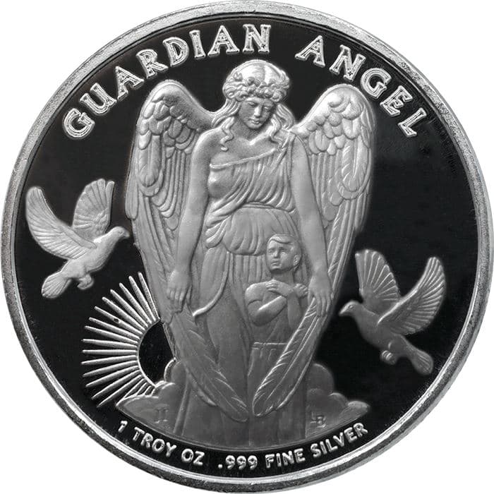 2017 1 oz Guardian Angel Silver Coin - Niue $1