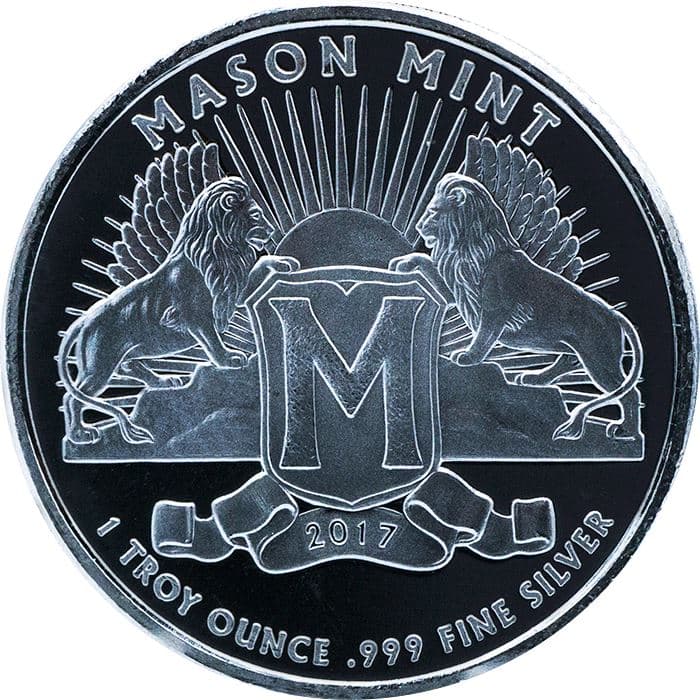 1 oz Mason Mint Heritage Proof-Like Silver Round (.999 Pure)