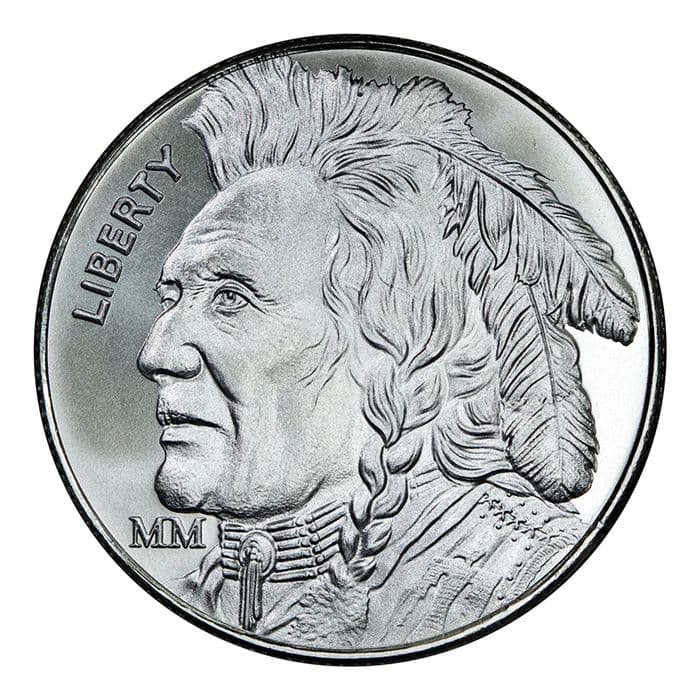 1 oz Silver Buffalo Round Mason Mint - Series 2