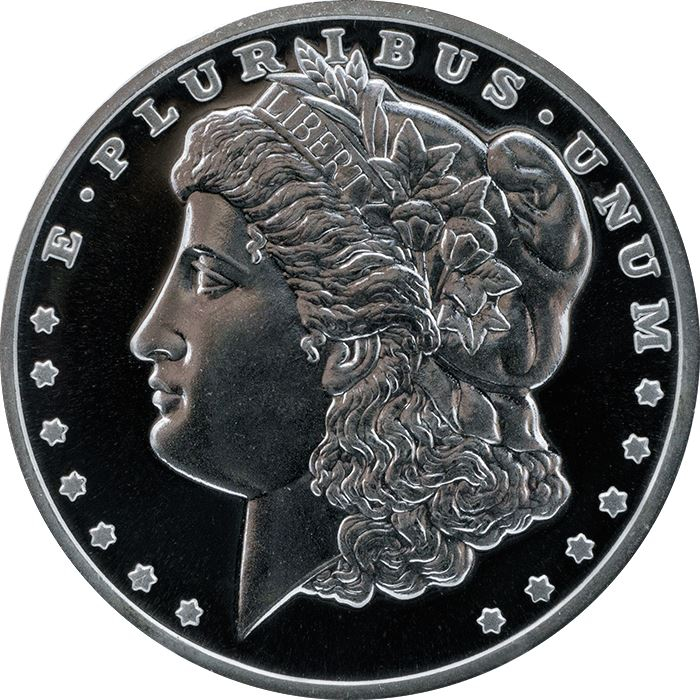 1 oz Silver Round | Morgan Dollar Design (.999 Pure)