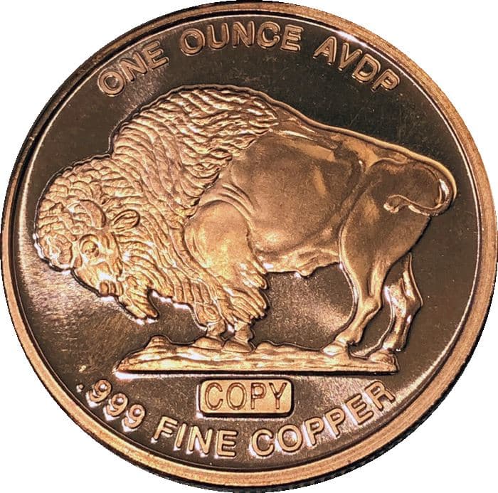 Copper 1 oz Buffalo