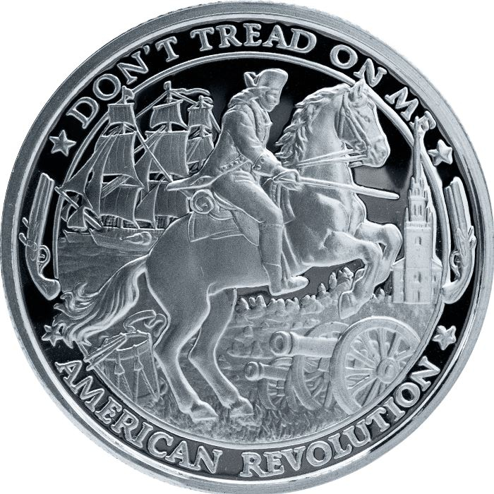 2019 Patriot 1 oz Proof Like Silver Round - American Revolution (Series 1)