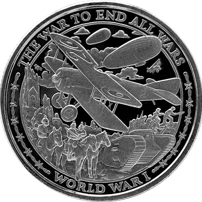 2019 Patriot 1 oz Proof Like Silver Round - World War I (Series 2)