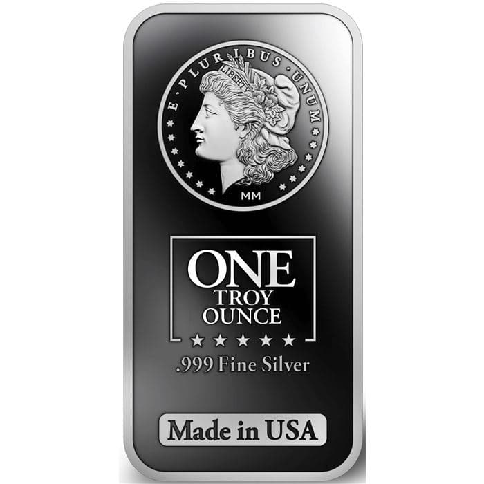 1 oz Morgan Design Silver Bar