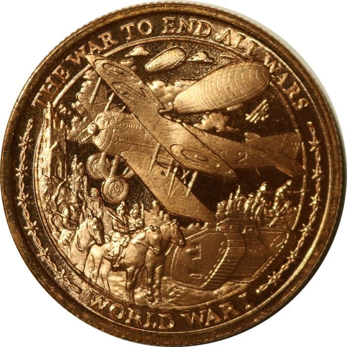 Copper WWI 1 oz Round