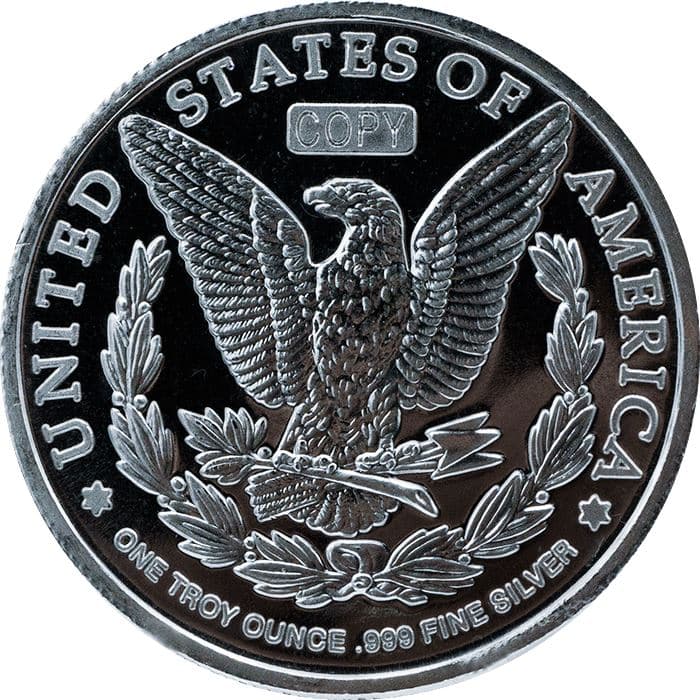 1 oz Silver Round | Morgan Dollar Design (.999 Pure)