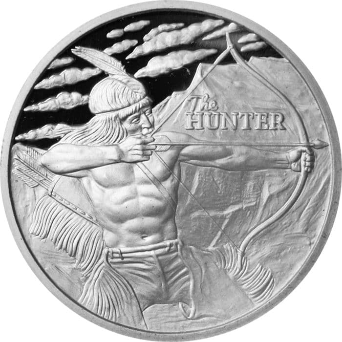 The Hunter 1 oz Silver Round (.999 Pure)