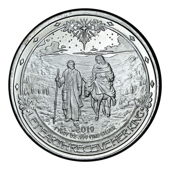 2019 Nativity 1 oz Silver Round (.999 Pure)